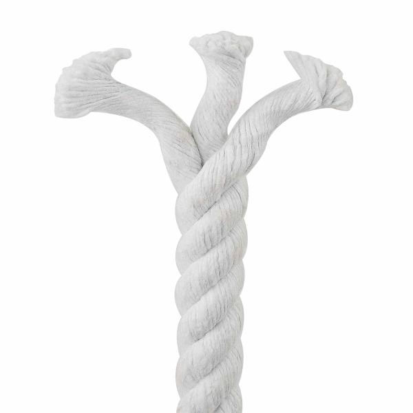 Baumwollseil 20 mm 25 m Weiß 100% Baumwolle