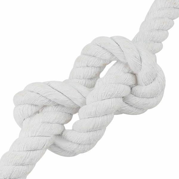 Baumwollseil 24 mm 25 m Weiß 100% Baumwolle