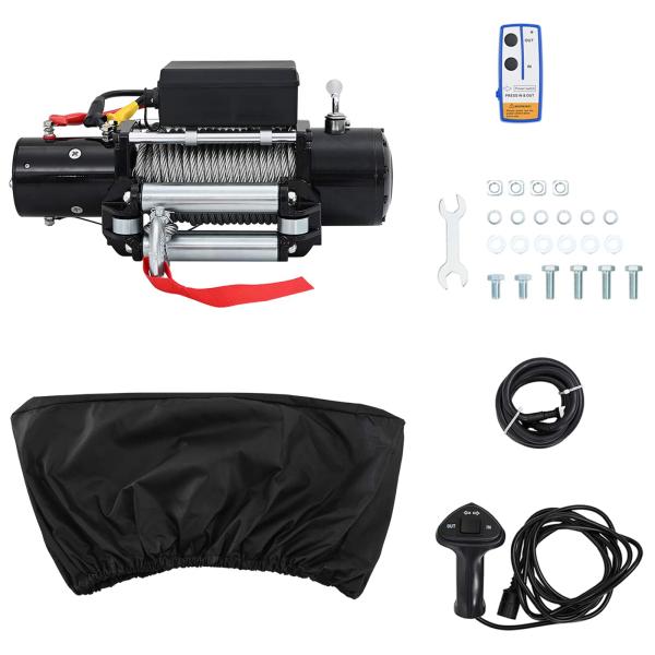 ARDEBO.de - Elektrische Winde PVC Schwarz