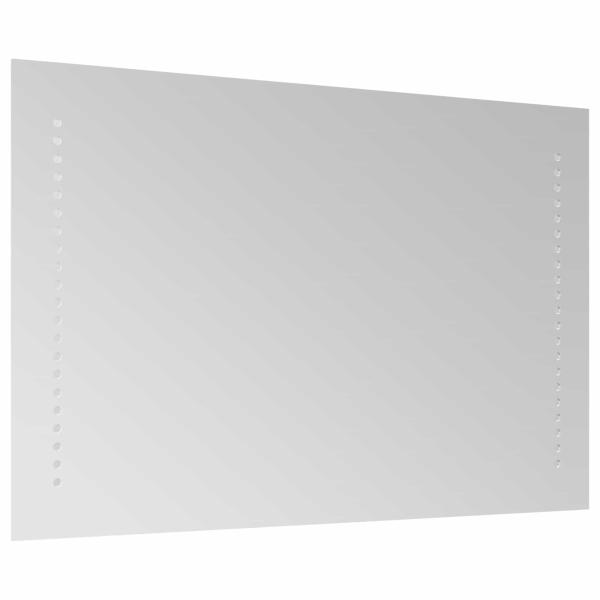LED-Badezimmerspiegel Transparent 60 x 40 cm Gehärtetes Glas