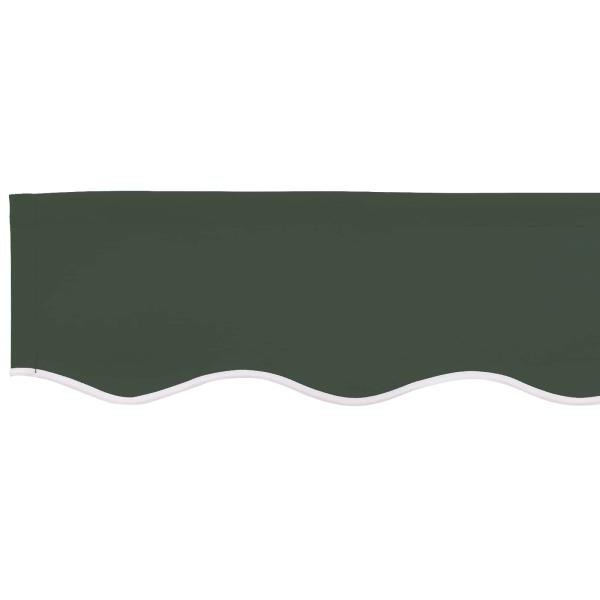 Ersatzvolant für Markise für 3 m Dunkelgrün Polyester