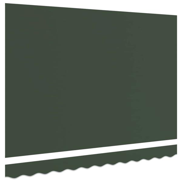 Ersatzbespannung für Markise 329 x 245 cm Dunkelgrün Polyester