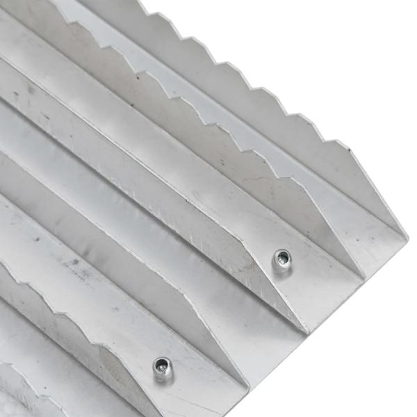 Striegel 3 Stk. Silbern Aluminium