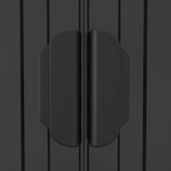 Geräteschuppen Anthrazit 192x191x223 cm Verzinkter Stahl