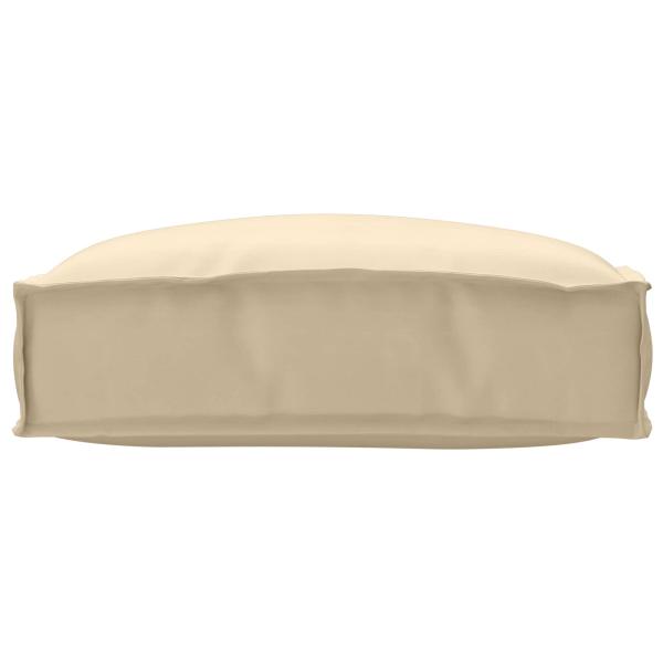 Kissen Oxford-Stoff Beige 50 x 50 x 12 cm