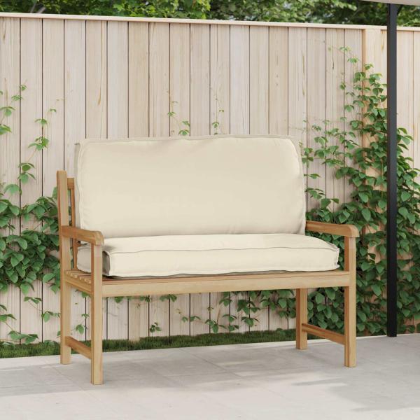 ARDEBO.de - Kissen Oxford-Stoff Creme 120 x 50 x 12 cm