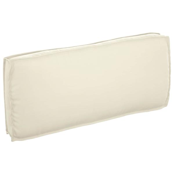 Kissen Oxford-Stoff Creme 120 x 50 x 12 cm