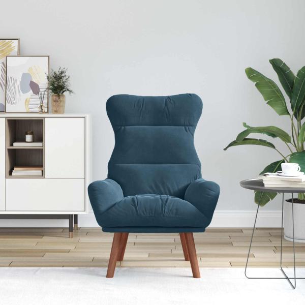 Sessel Blau 69 x 74 x 93 cm Samt