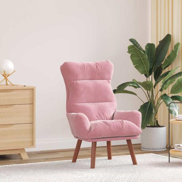 ARDEBO.de - Sessel Rosa 69 x 74 x 93 cm Samt