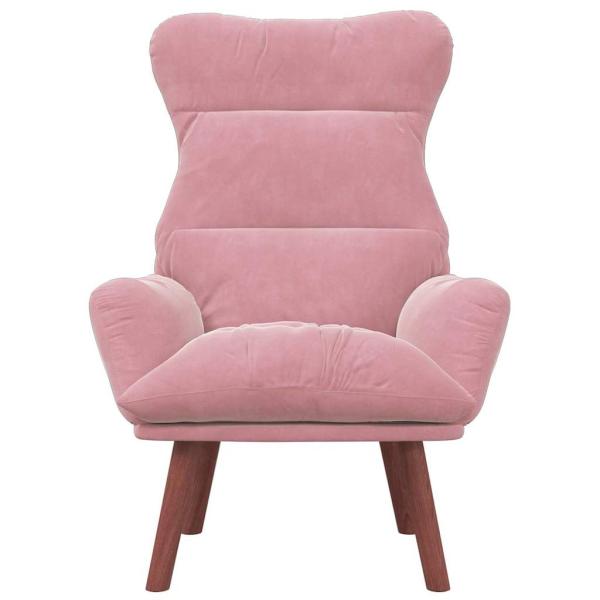Sessel Rosa 69 x 74 x 93 cm Samt