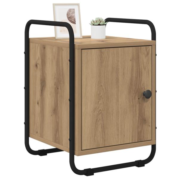 Nachttisch 2 Stk. Artisan-Eiche Holzwerkstoff
