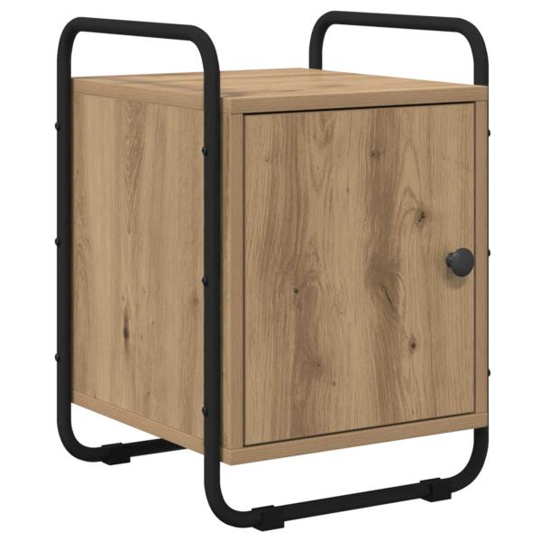 Nachttisch 2 Stk. Artisan-Eiche Holzwerkstoff