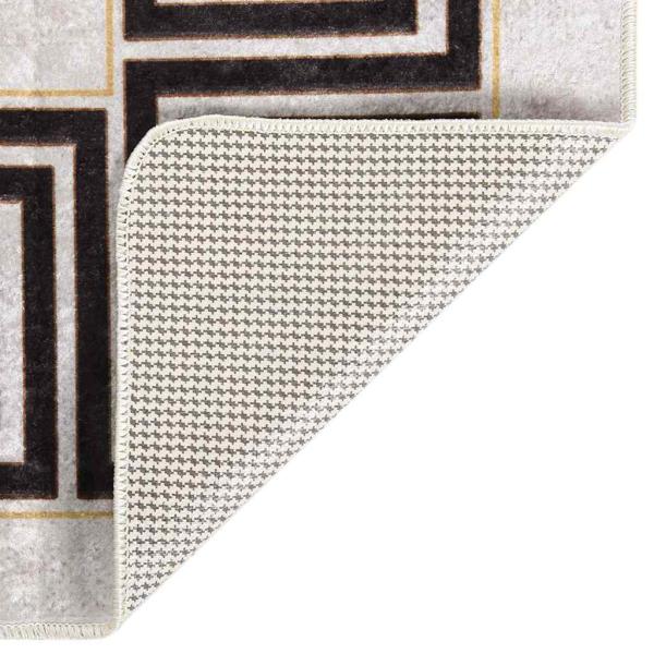 Teppich Waschbar 160x230 cm Hellbeige