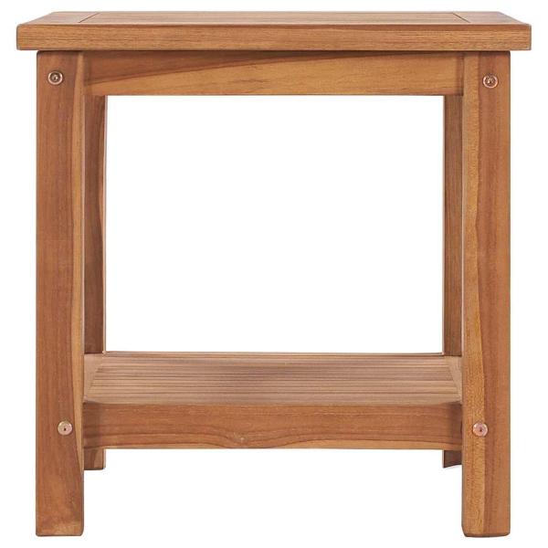 Couchtisch 45x45x45 cm Massivholz Teak