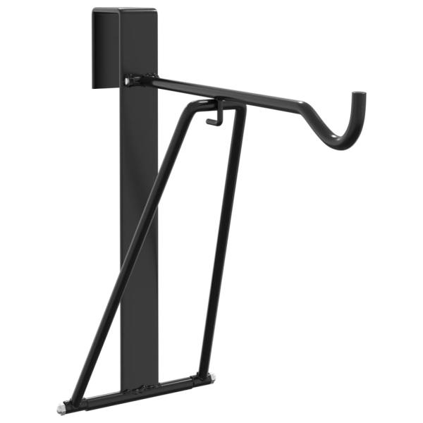 Sattelhalter Klappbar Tragbar Schwarz Stahl