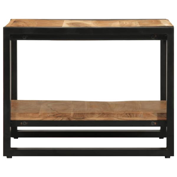 Couchtisch 50x50x38 cm Massivholz Akazie