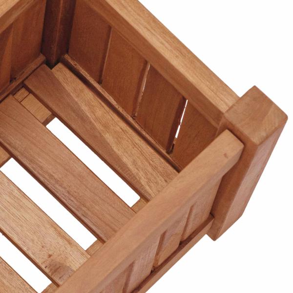 Hochbeet 50x25x25 cm Massivholz Teak