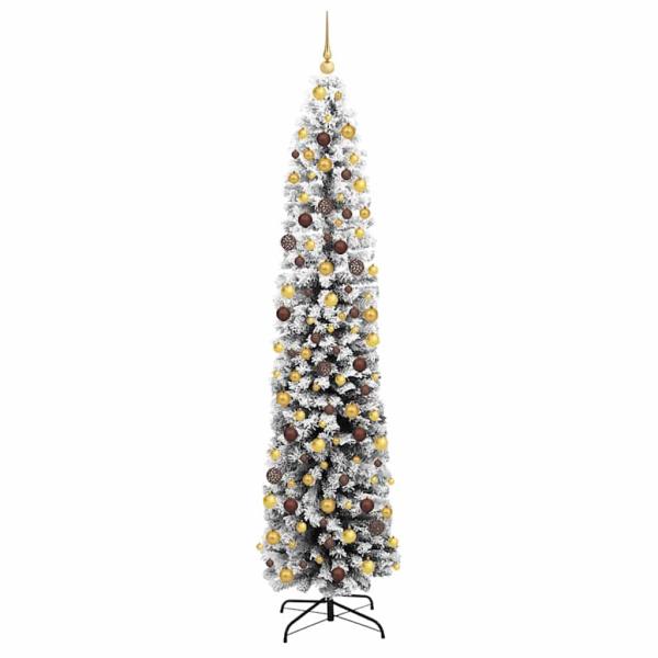 Künstlicher Weihnachtsbaum mit 300 LEDs mit Ständer Grün 210 cm