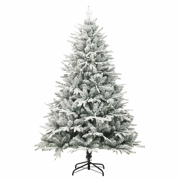 Künstlicher vorbeleuchteter Weihnachtsbaum mit Kugelset Grün
