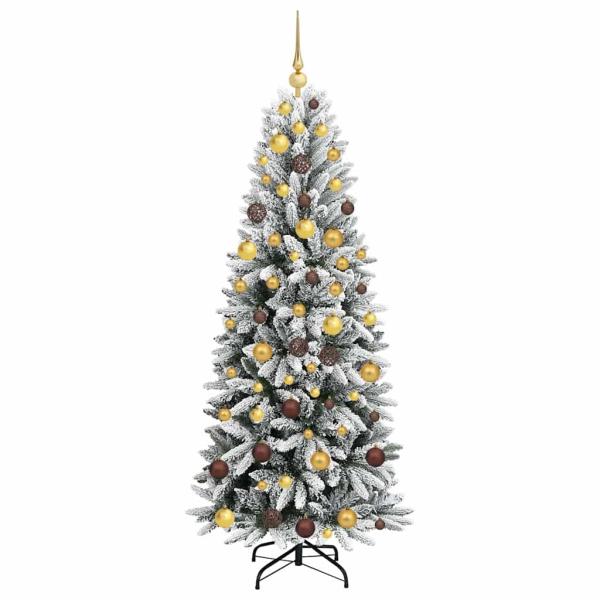Künstlicher Weihnachtsbaum Weiß 180 cm