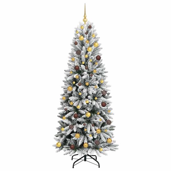 Künstlicher Weihnachtsbaum Weiß 210 cm