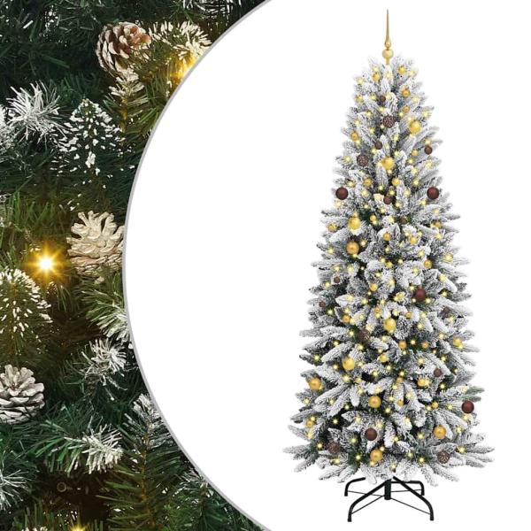Künstlicher Weihnachtsbaum Weiß 240 cm