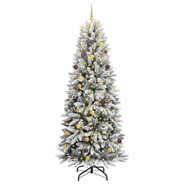 Künstlicher Weihnachtsbaum Weiß 240 cm