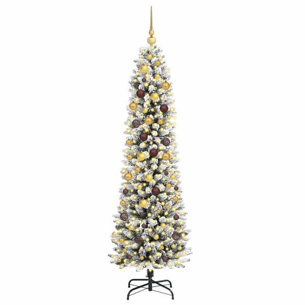 Künstlicher Weihnachtsbaum Weiß 210 cm