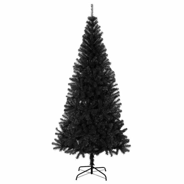 Weihnachtsbaum Schwarz 180 cm PVC
