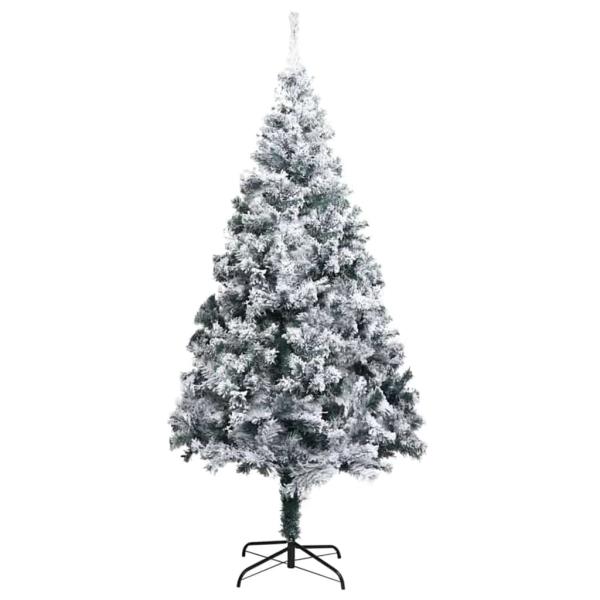 Künstlicher Weihnachtsbaum mit 300 LEDs mit Ständer Weiß 180 cm