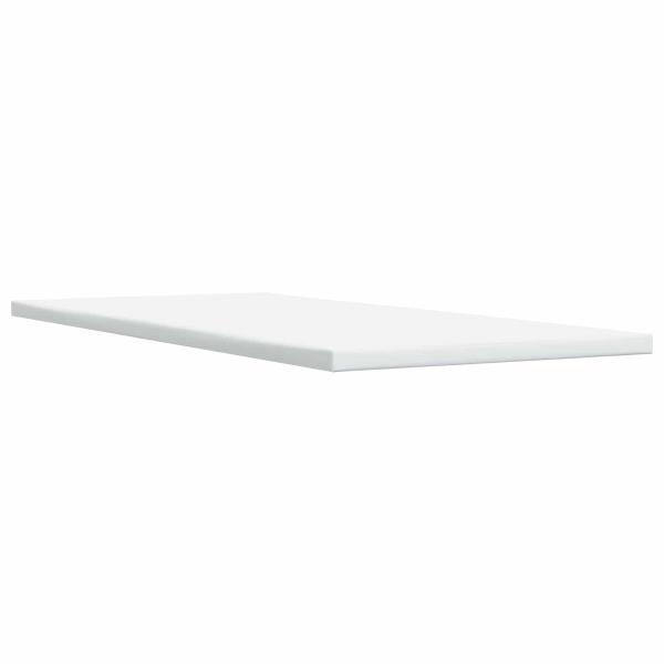 Ottoman-Bett mit Matratze und LED Dunkelblau 90 x 200 cm Samt