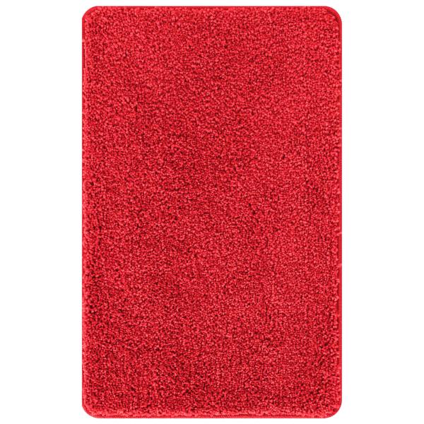 Anti-Rutsch Badematten-Set 3 stk. Rot 50 x 80 cm PP