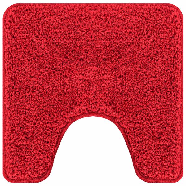 Anti-Rutsch Badematten-Set 3 stk. Rot 50 x 80 cm PP