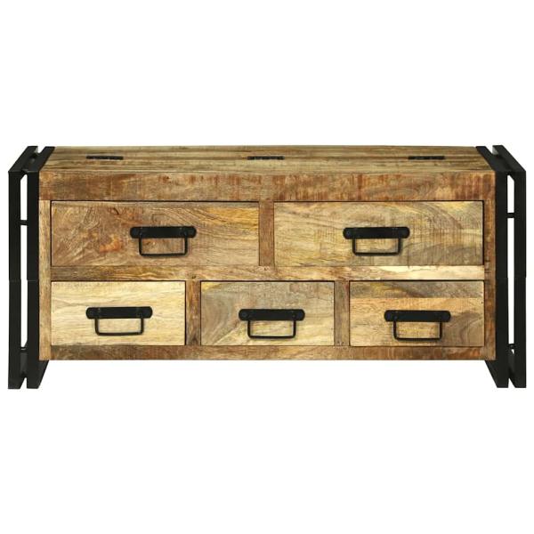 Couchtisch Braun 90 x 50 x 38 cm Massivholz Mango