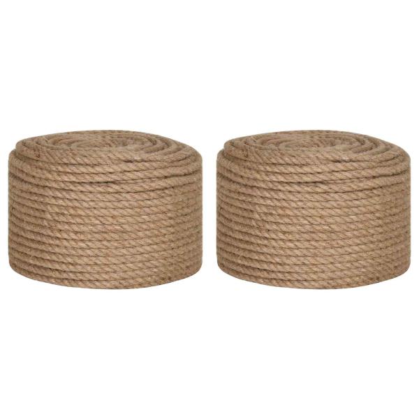 Juteschnur 2 stk. 2 mm 100 m Natur 100% Tossa Jute