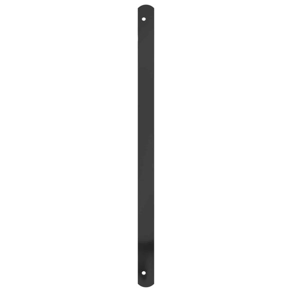 Fenstergitter 75,5 x 60 cm Pulverbeschichteter Stahl Schwarz