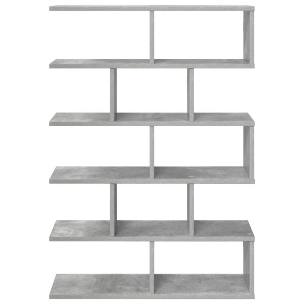 Wandregal Betongrau 70 x 20 x 100 cm Holzwerkstoff