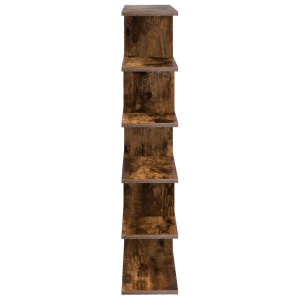 Wandregal Raucheiche 70 x 20 x 100 cm Holzwerkstoff