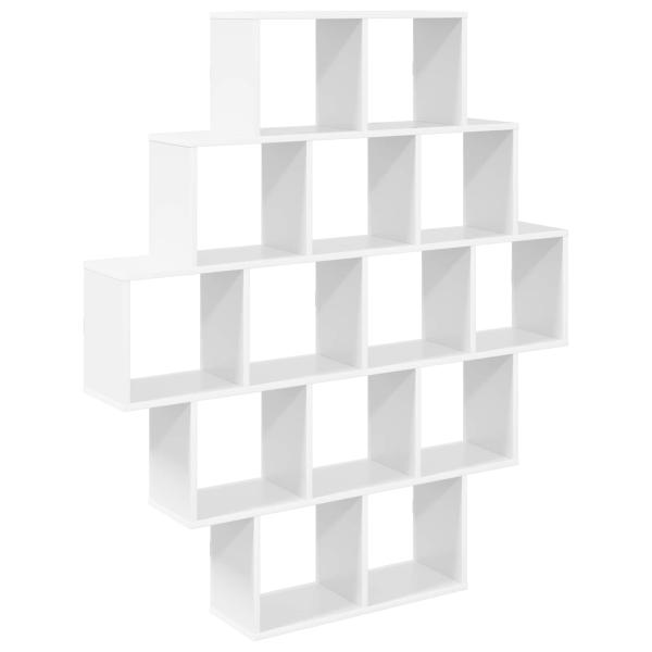 Wandregal Wei? 120 x 20 x 136 cm Holzwerkstoff