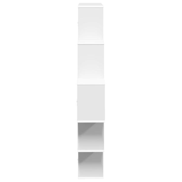 Wandregal Wei? 120 x 20 x 136 cm Holzwerkstoff