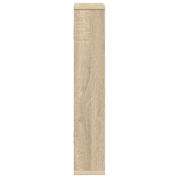 Wandregal Sonoma-Eiche 60 x 11 x 60 cm Holzwerkstoff