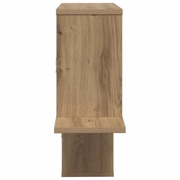 Wandregal Artisan-Eiche 122 x 18 x 60 cm Holzwerkstoff