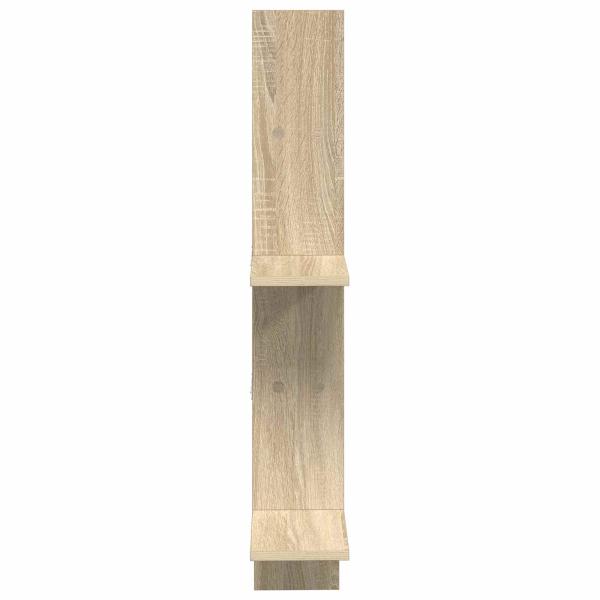 Wandregal Sonoma-Eiche 61 x 15 x 102 cm Holzwerkstoff