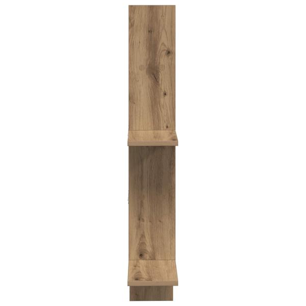 Wandregal Artisan-Eiche 61 x 15 x 102 cm Holzwerkstoff