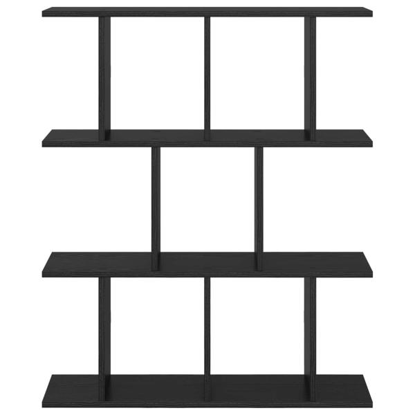 Wandregal Schwarze Eiche 80 x 20 x 96 cm Holzwerkstoff