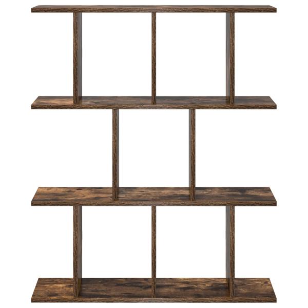 Wandregal Raucheiche 80 x 20 x 96 cm Holzwerkstoff