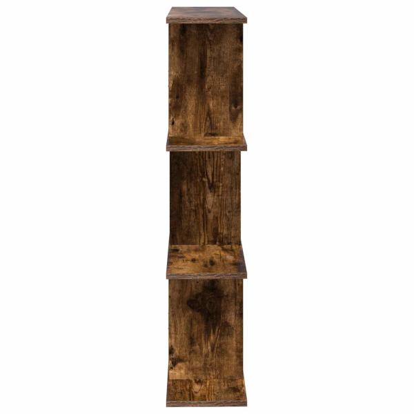 Wandregal Raucheiche 80 x 20 x 96 cm Holzwerkstoff