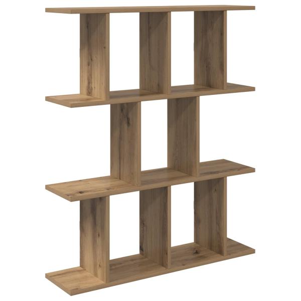 Wandregal Artisan-Eiche 80 x 20 x 96 cm Holzwerkstoff