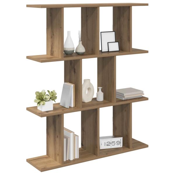 Wandregal Artisan-Eiche 80 x 20 x 96 cm Holzwerkstoff