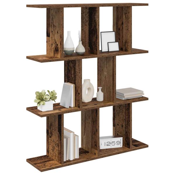 Wandregal Altholz 102 x 20 x 96 cm Holzwerkstoff